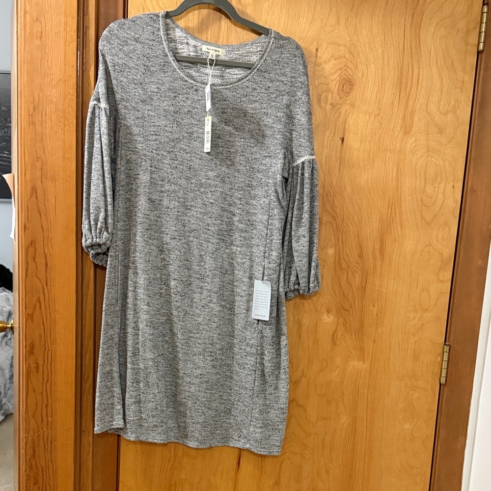 Max Studio Light Gray Women's Dress
